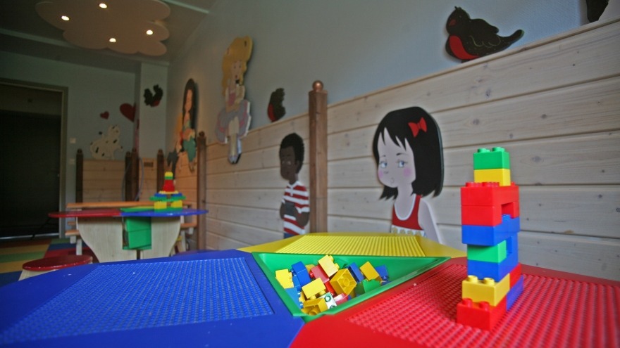 Spielzimmer im Hotel